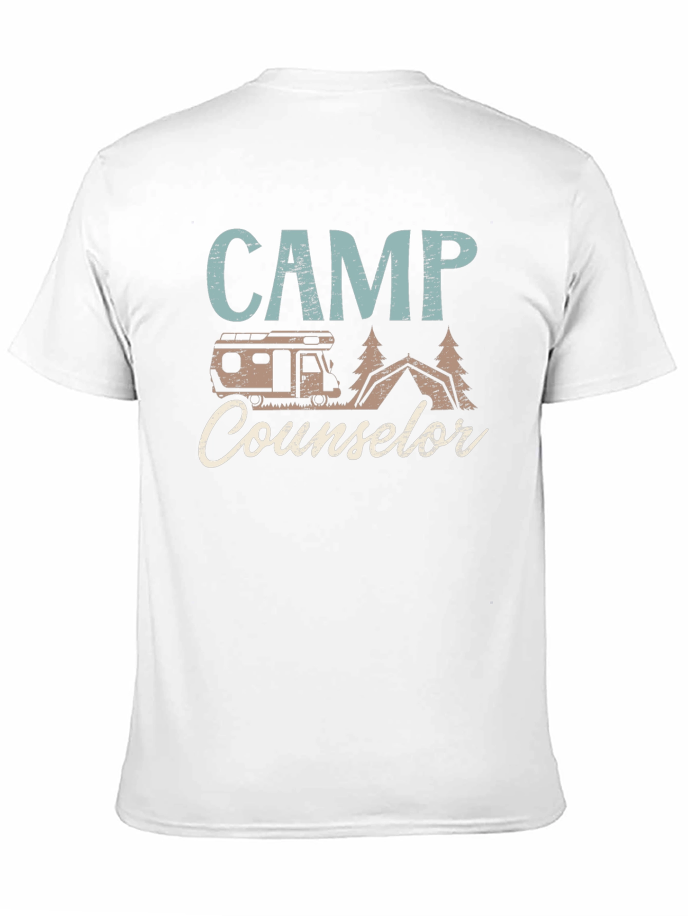 Camp Counselor Graphic T-Shirt - Camping Adventure Tee