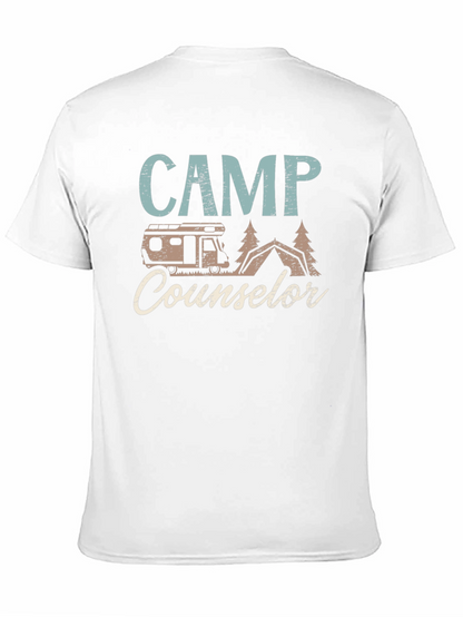 Camp Counselor Graphic T-Shirt - Camping Adventure Tee