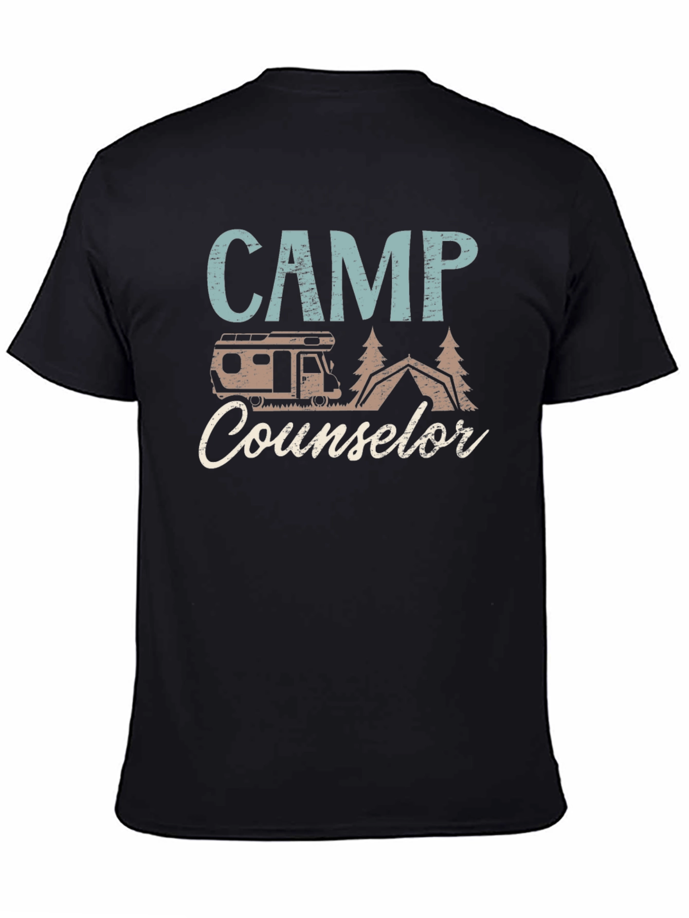 Camp Counselor Graphic T-Shirt - Camping Adventure Tee