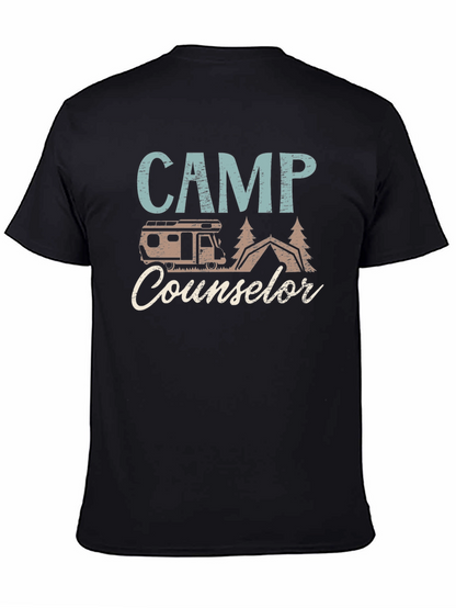 Camp Counselor Graphic T-Shirt - Camping Adventure Tee