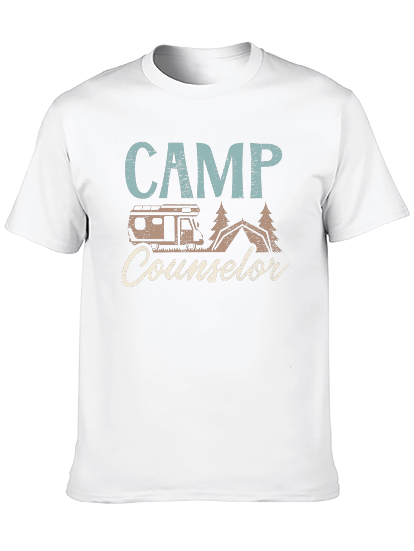 Camp Counselor Graphic T-Shirt - Camping Adventure Tee
