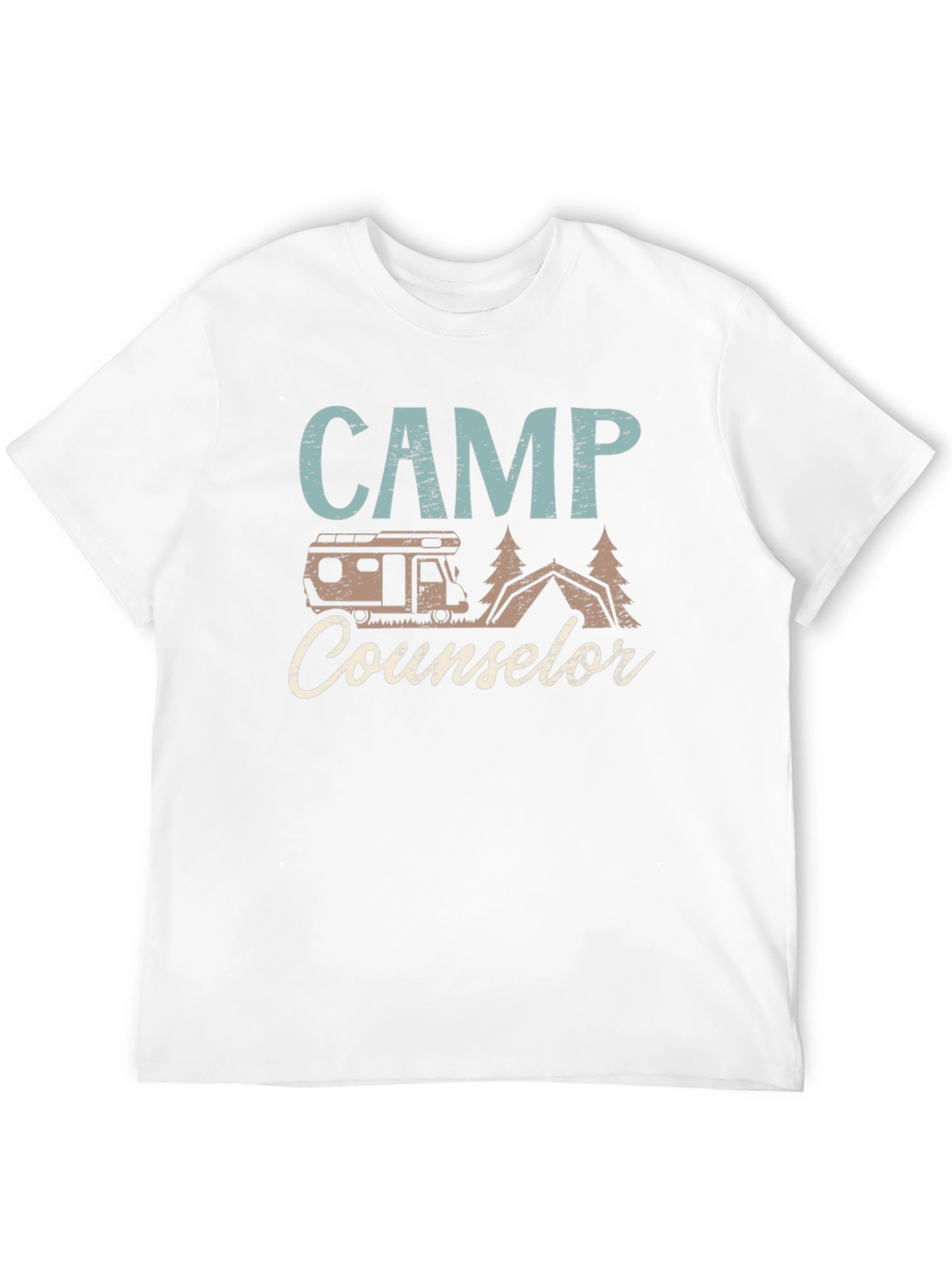 Camp Counselor Graphic T-Shirt - Camping Adventure Tee