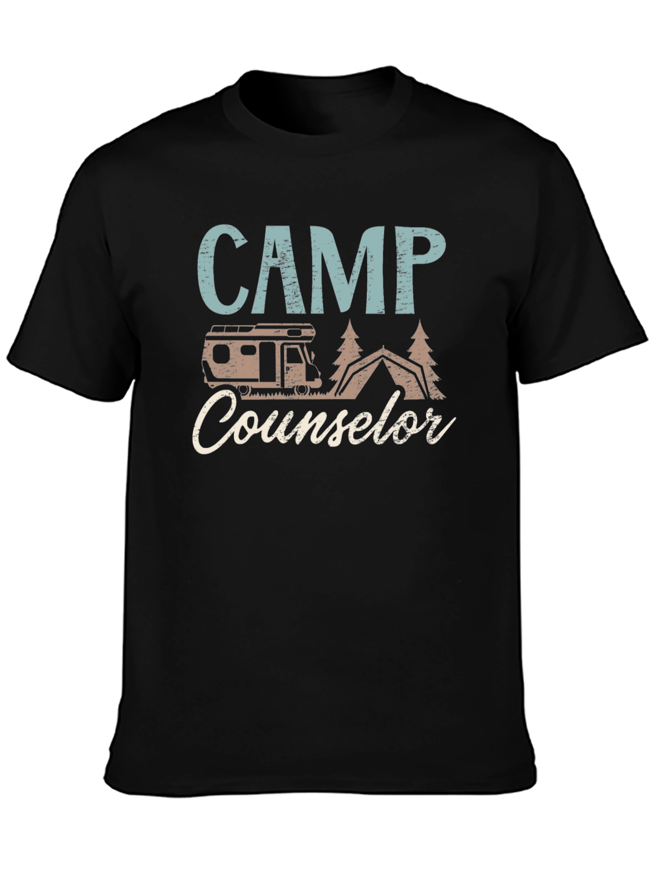 Camp Counselor Graphic T-Shirt - Camping Adventure Tee