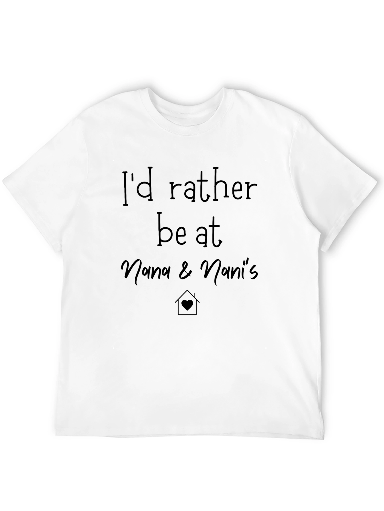 Nana and Nanis Black T-Shirt