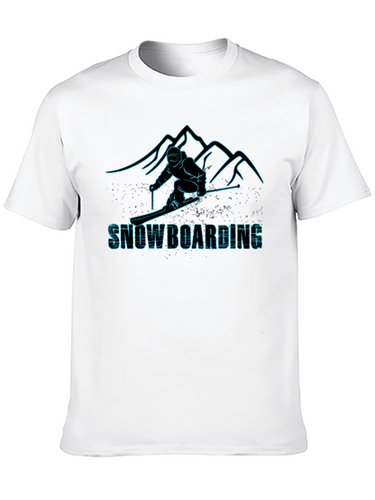 Snowboarding Graphic Tee - Black