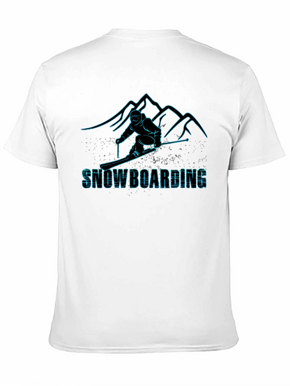 Snowboarding Graphic Tee - Black