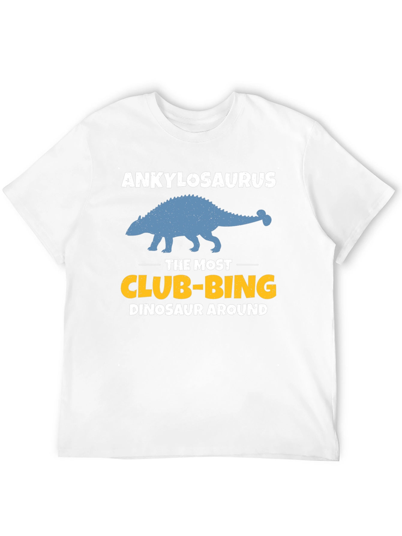 Ankylosaurus Club-bing Dinosaur Graphic T-Shirt