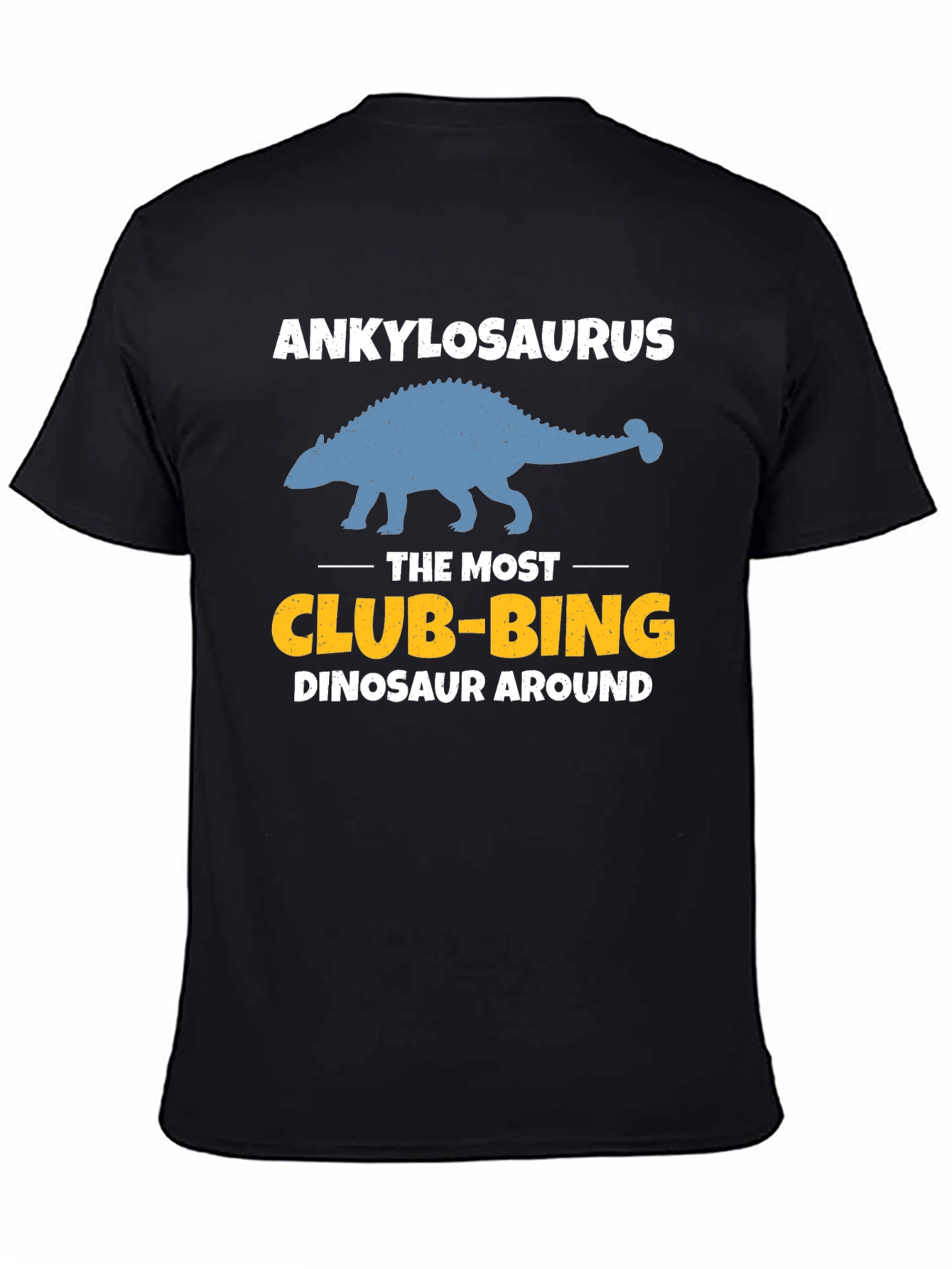 Ankylosaurus Club-bing Dinosaur Graphic T-Shirt