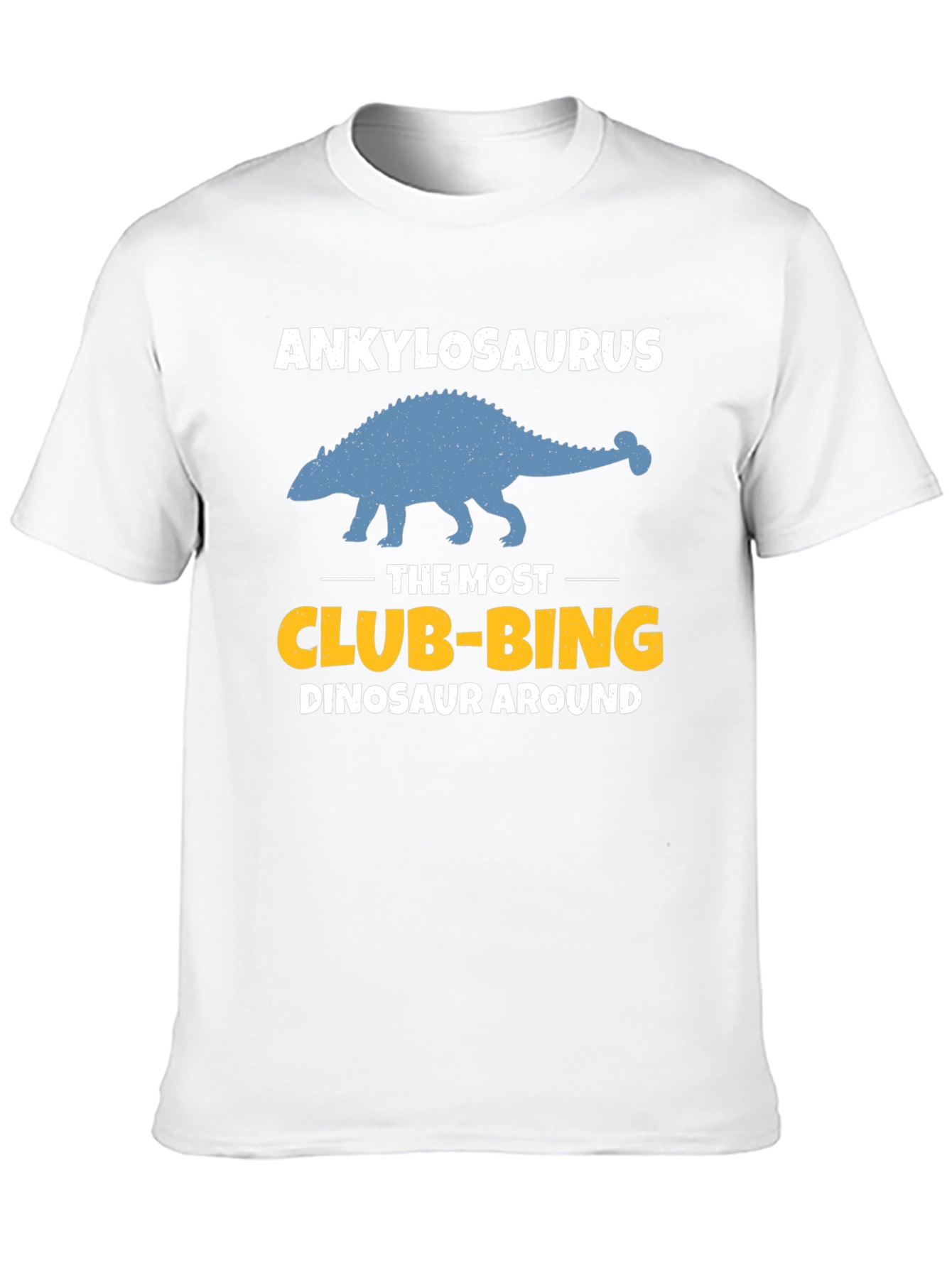 Ankylosaurus Club-bing Dinosaur Graphic T-Shirt