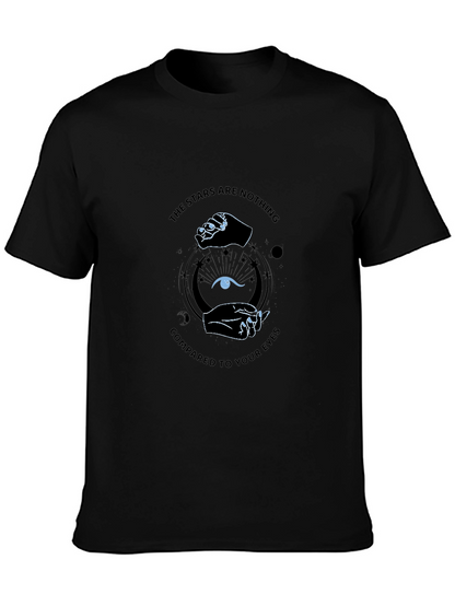 Stars Compared to Your Eyes Black Graphic Tee