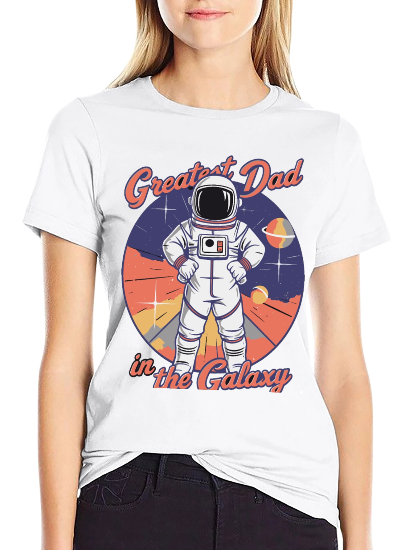 Greatest Dad in the Galaxy Graphic T-Shirt
