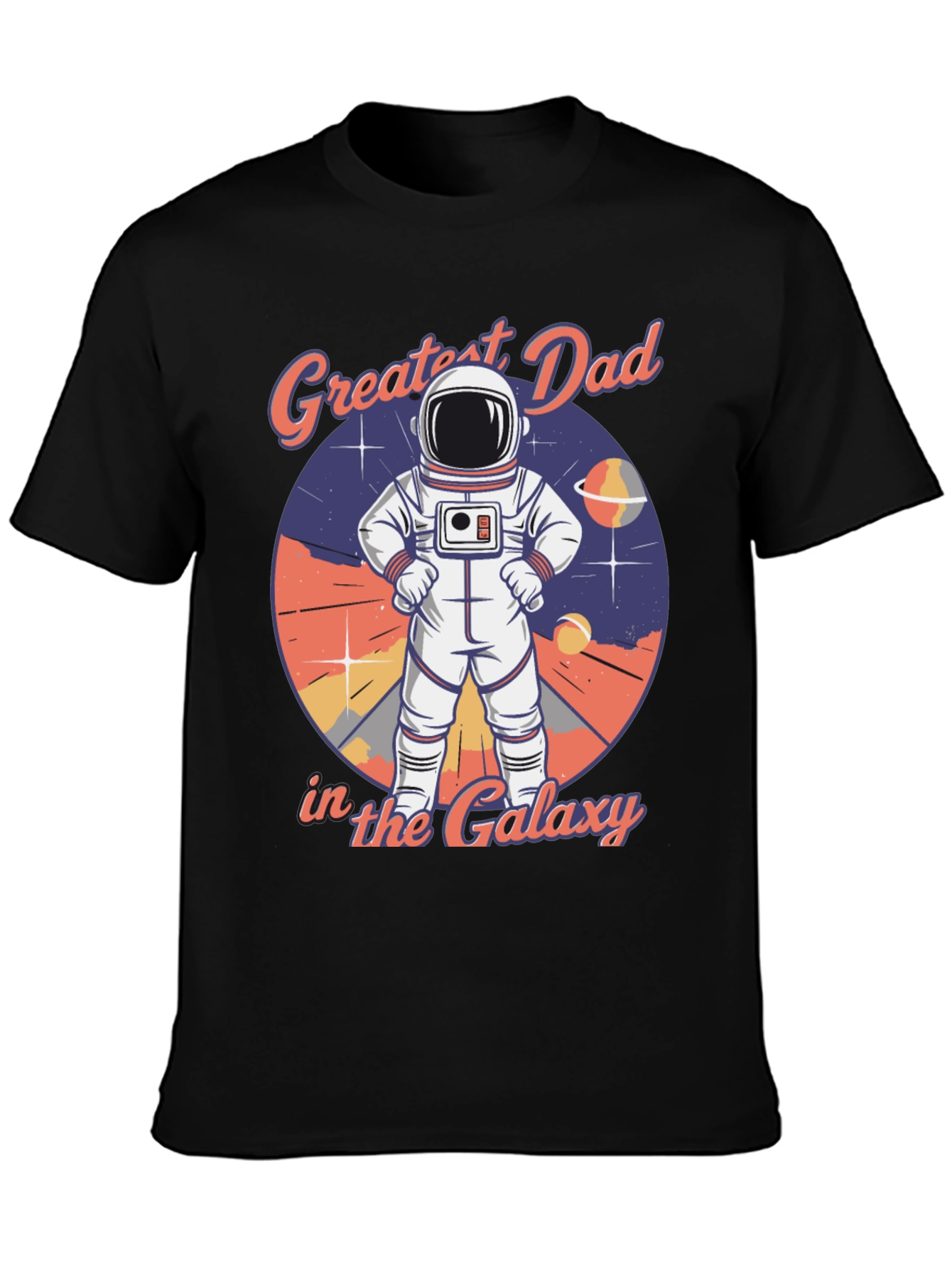 Greatest Dad in the Galaxy Graphic T-Shirt