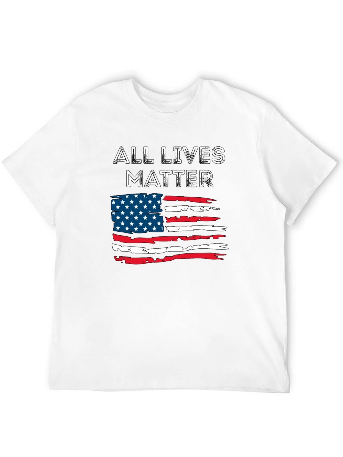 All Lives Matter American Flag T-Shirt
