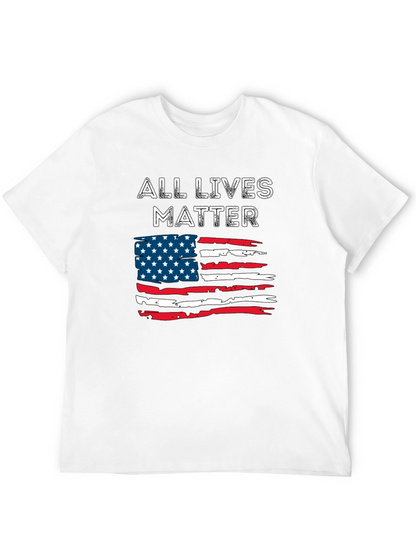 All Lives Matter American Flag T-Shirt