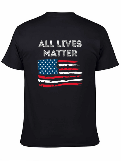All Lives Matter American Flag T-Shirt