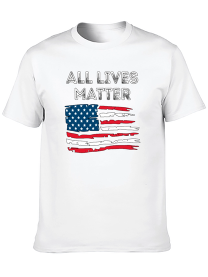 All Lives Matter American Flag T-Shirt