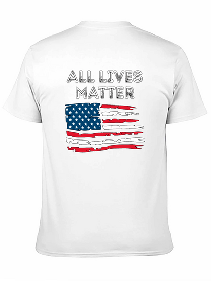 All Lives Matter American Flag T-Shirt