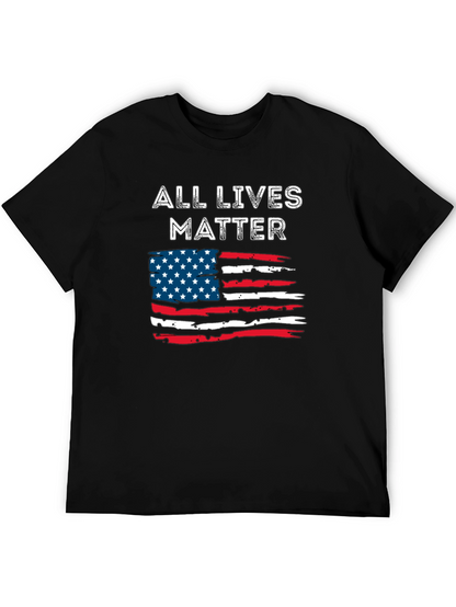 All Lives Matter American Flag T-Shirt