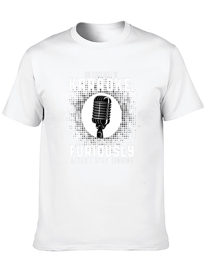 Karaoke Rule T-Shirt: Clap Furiously Funny Musician Tee