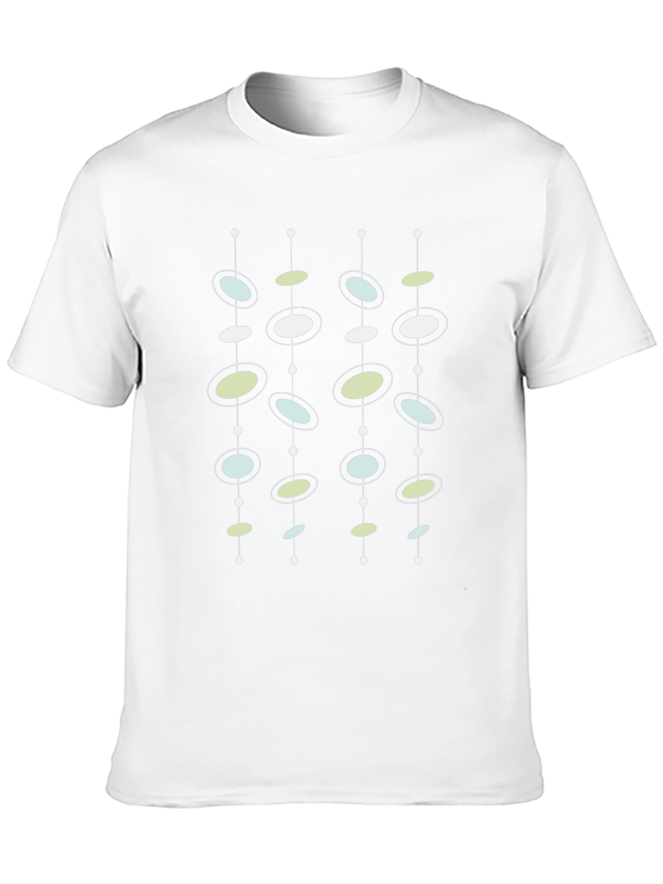 Atomic Age Mens Black T-Shirt - Retro Design