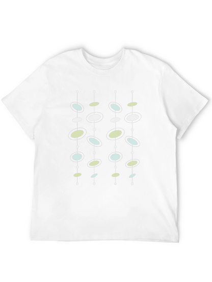 Atomic Age Mens Black T-Shirt - Retro Design