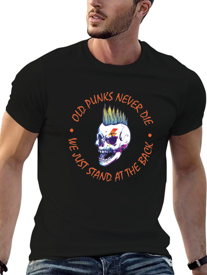 Old Punks Never Die Graphic T-Shirt