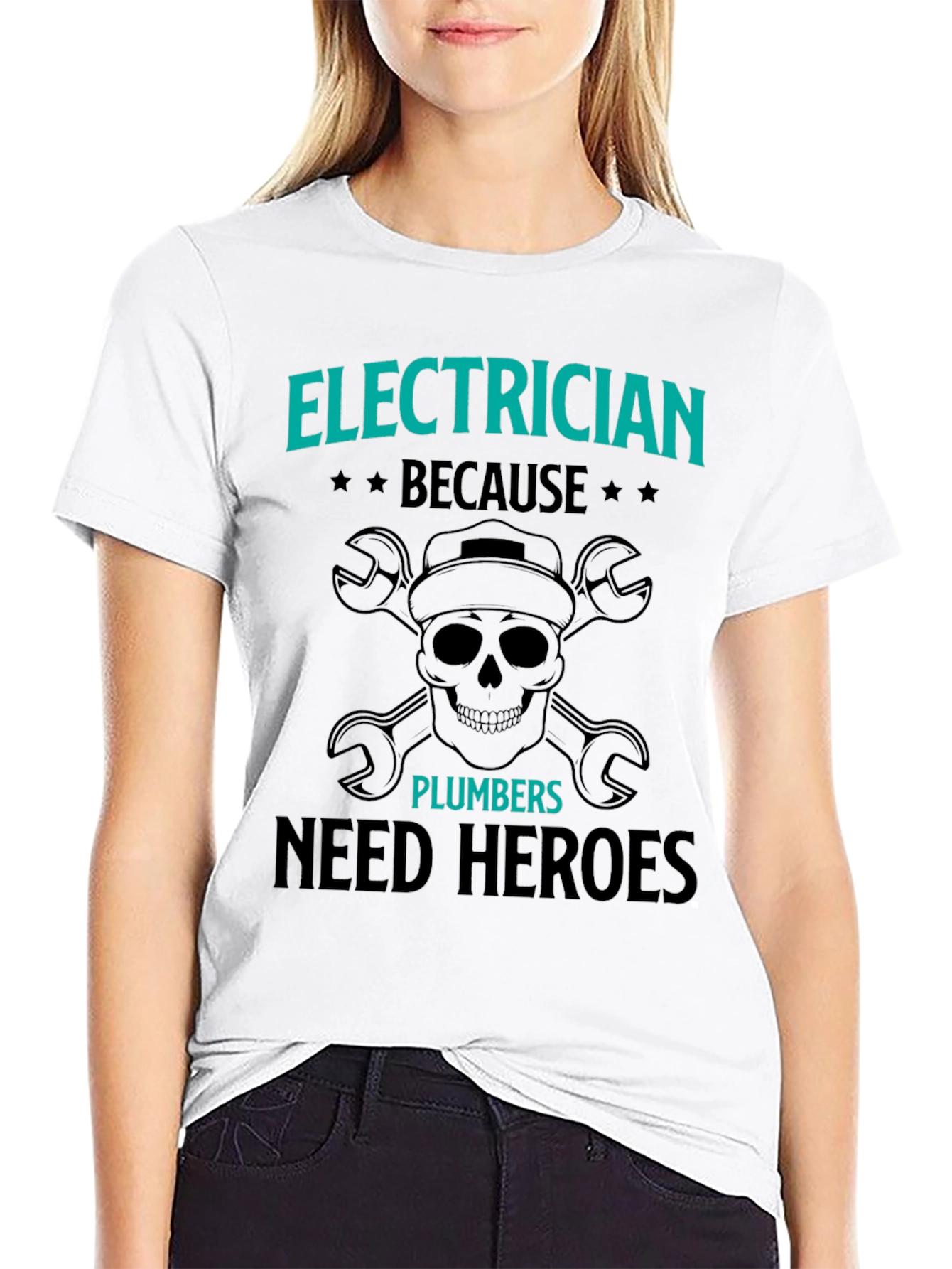 Electrician Hero T-Shirt - Funny Gift for Electricians