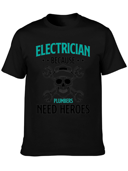 Electrician Hero T-Shirt - Funny Gift for Electricians