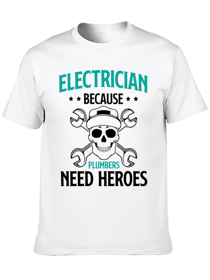 Electrician Hero T-Shirt - Funny Gift for Electricians