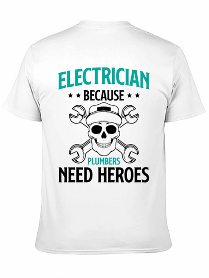Electrician Hero T-Shirt - Funny Gift for Electricians