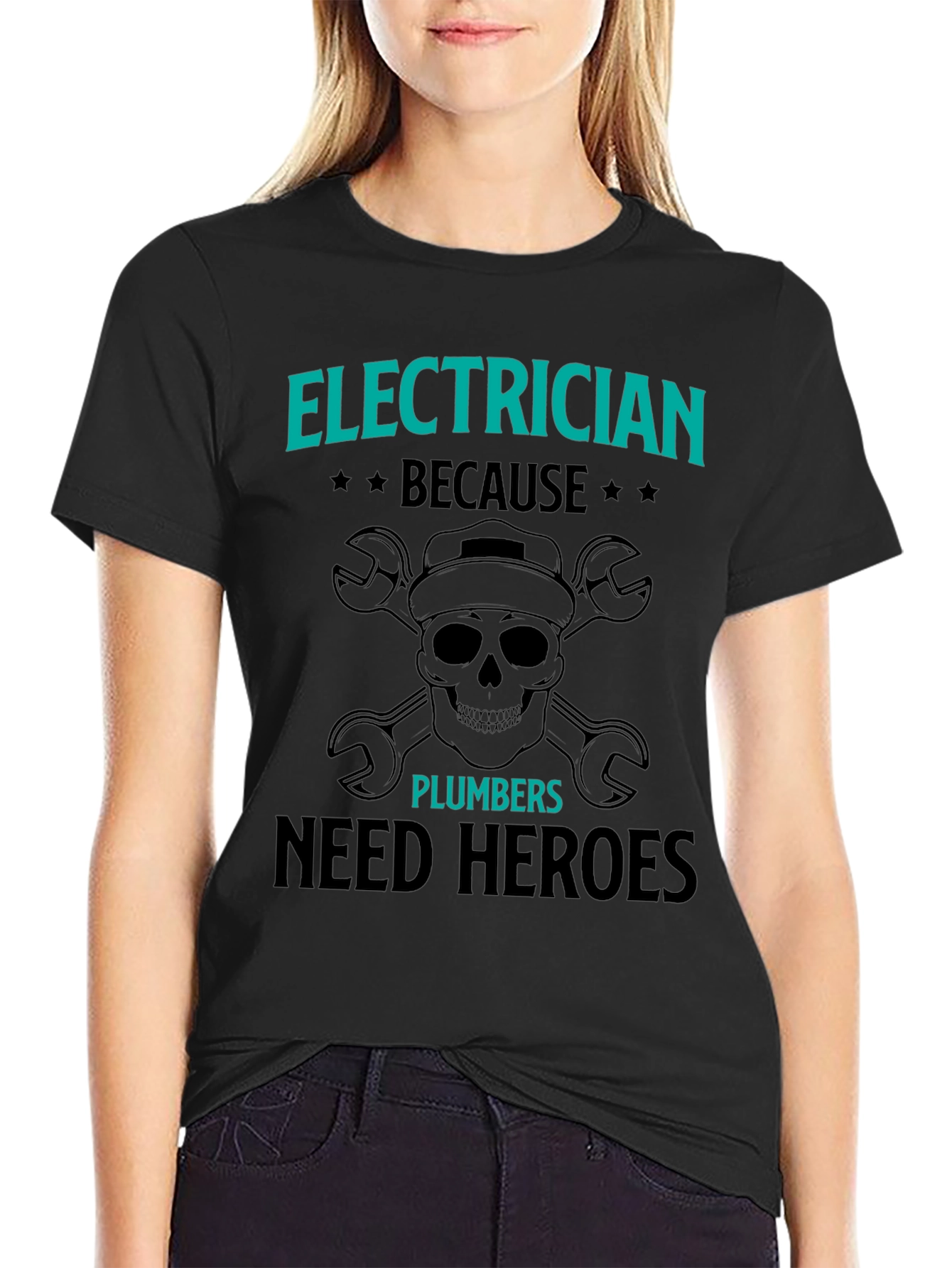 Electrician Hero T-Shirt - Funny Gift for Electricians