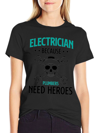 Electrician Hero T-Shirt - Funny Gift for Electricians