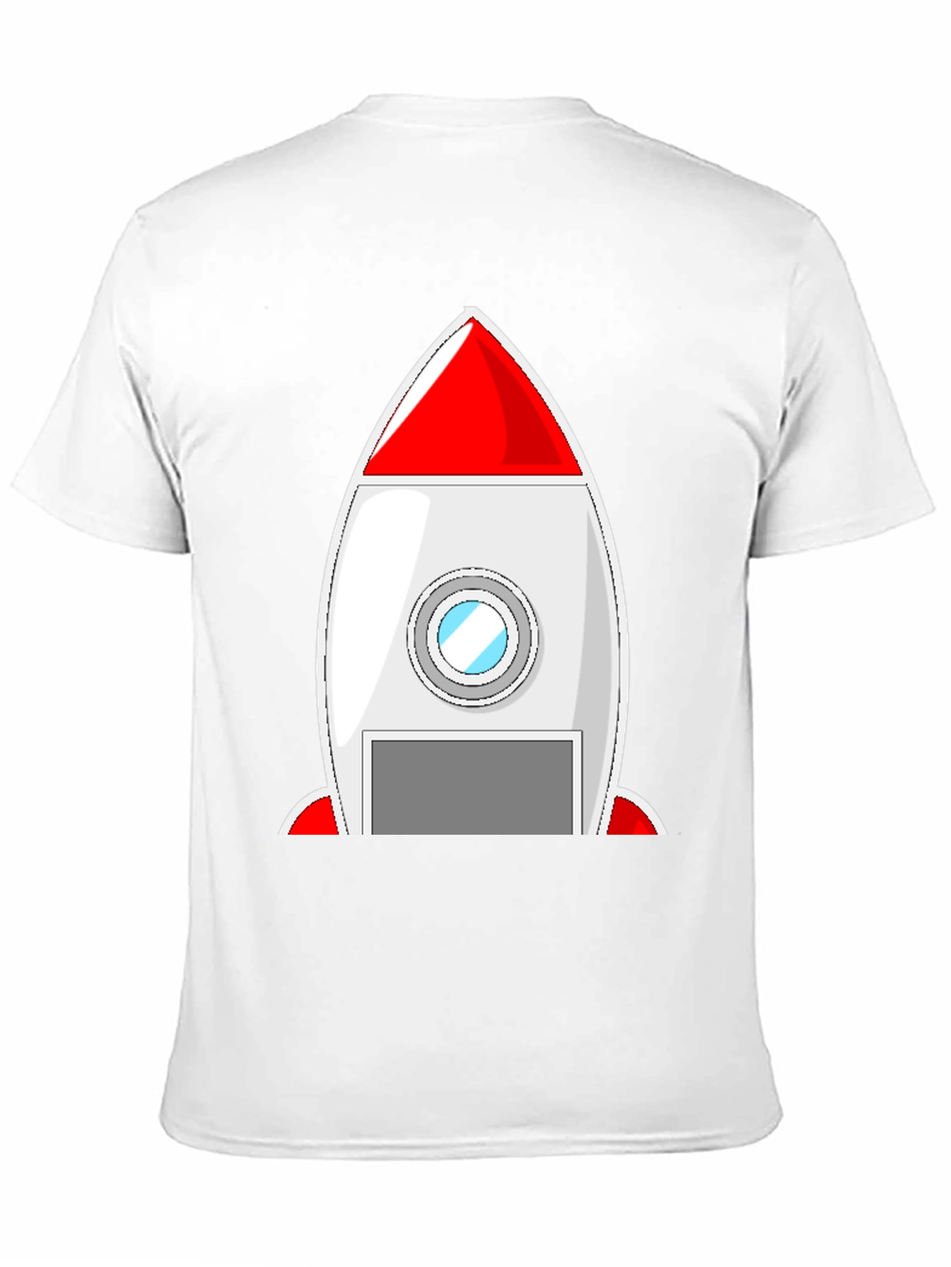 Rocket Ship Graphic Tee - Blast Off in Style!