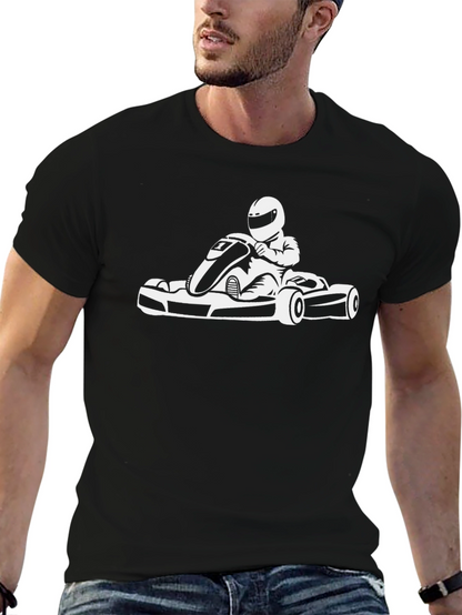 Black Kart Racing T-Shirt