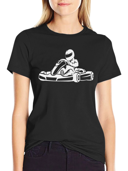 Black Kart Racing T-Shirt