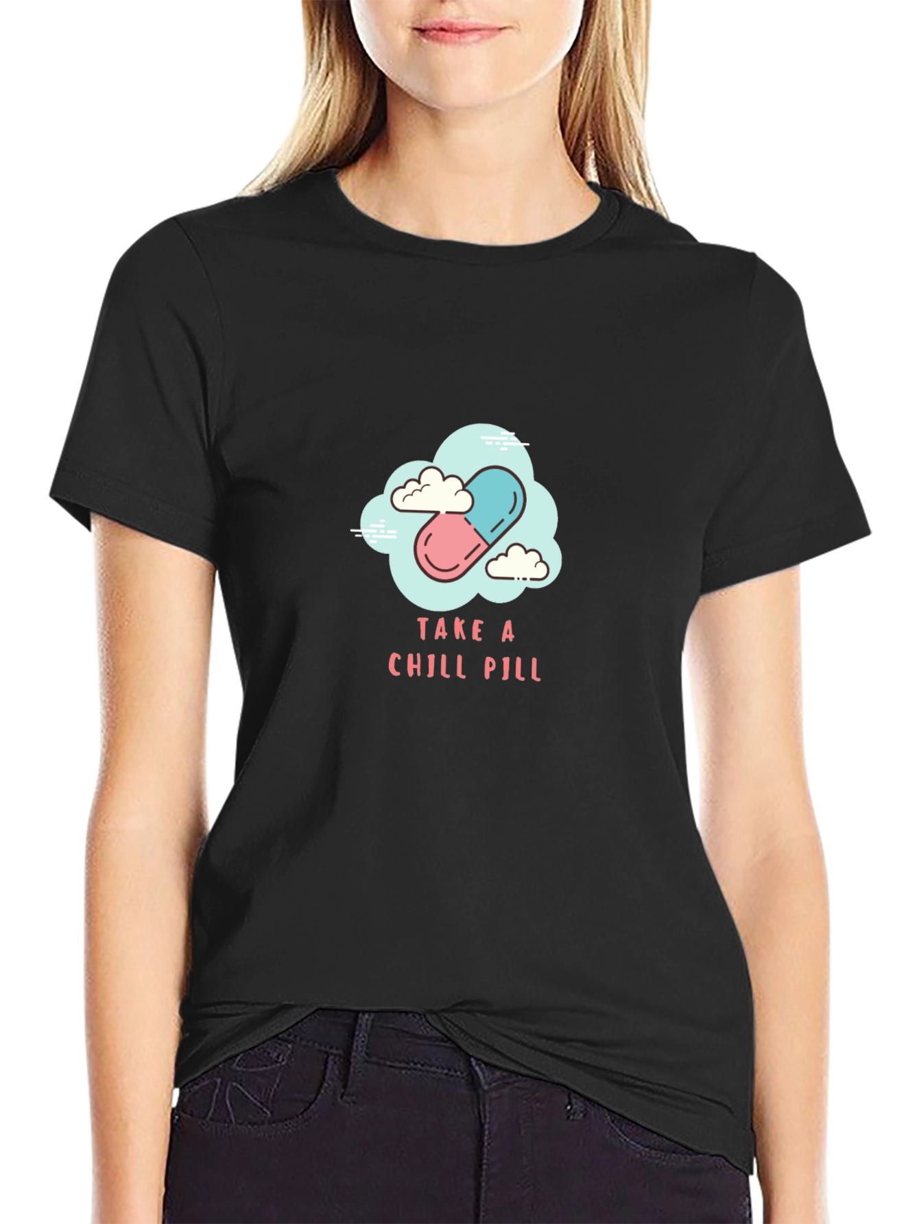 Chill Pill Graphic Tee - Relax & Unwind