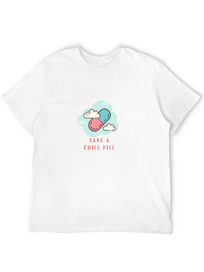 Chill Pill Graphic Tee - Relax & Unwind