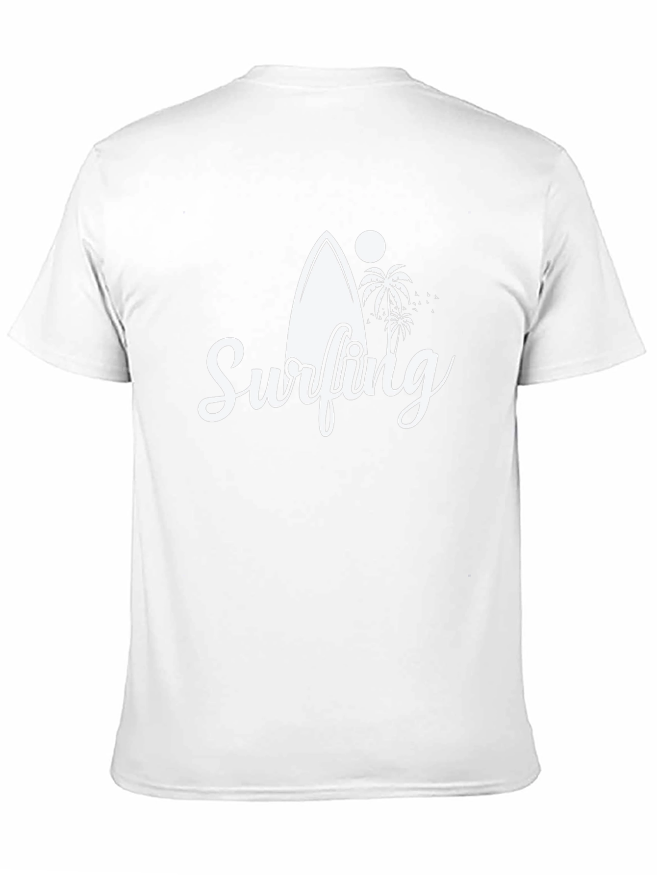 Surfing Graphic Black T-Shirt