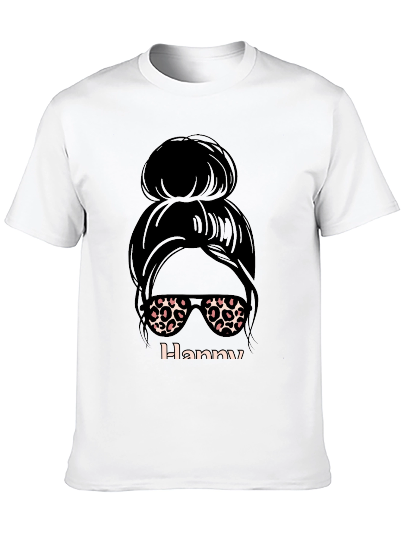 Messy Bun Hanny Graphic Tee