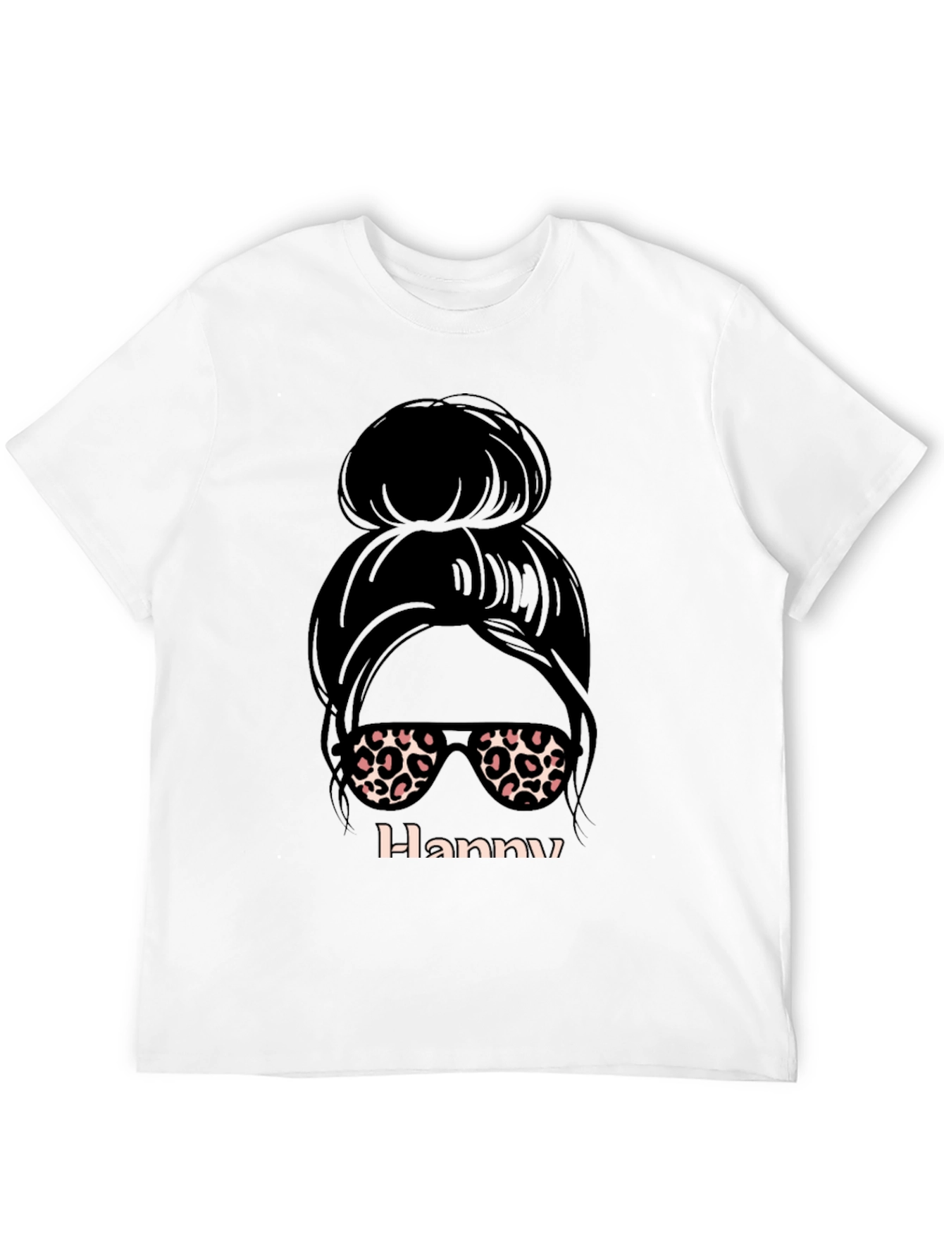 Messy Bun Hanny Graphic Tee