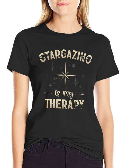 Stargazing is My Therapy Graphic Tee