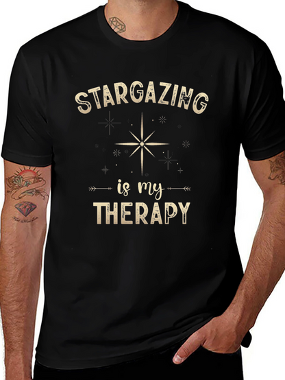 Stargazing is My Therapy Graphic Tee