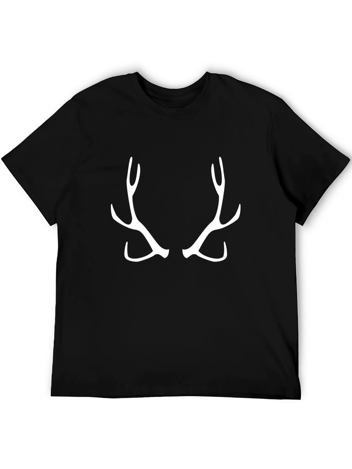 Antler Graphic Tee - Black Casual Shirt