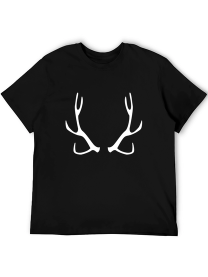 Antler Graphic Tee - Black Casual Shirt