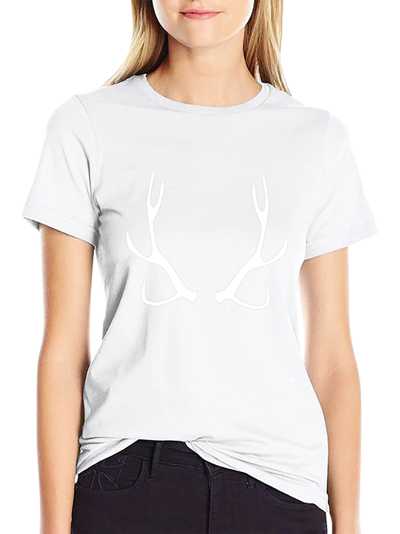 Antler Graphic Tee - Black Casual Shirt