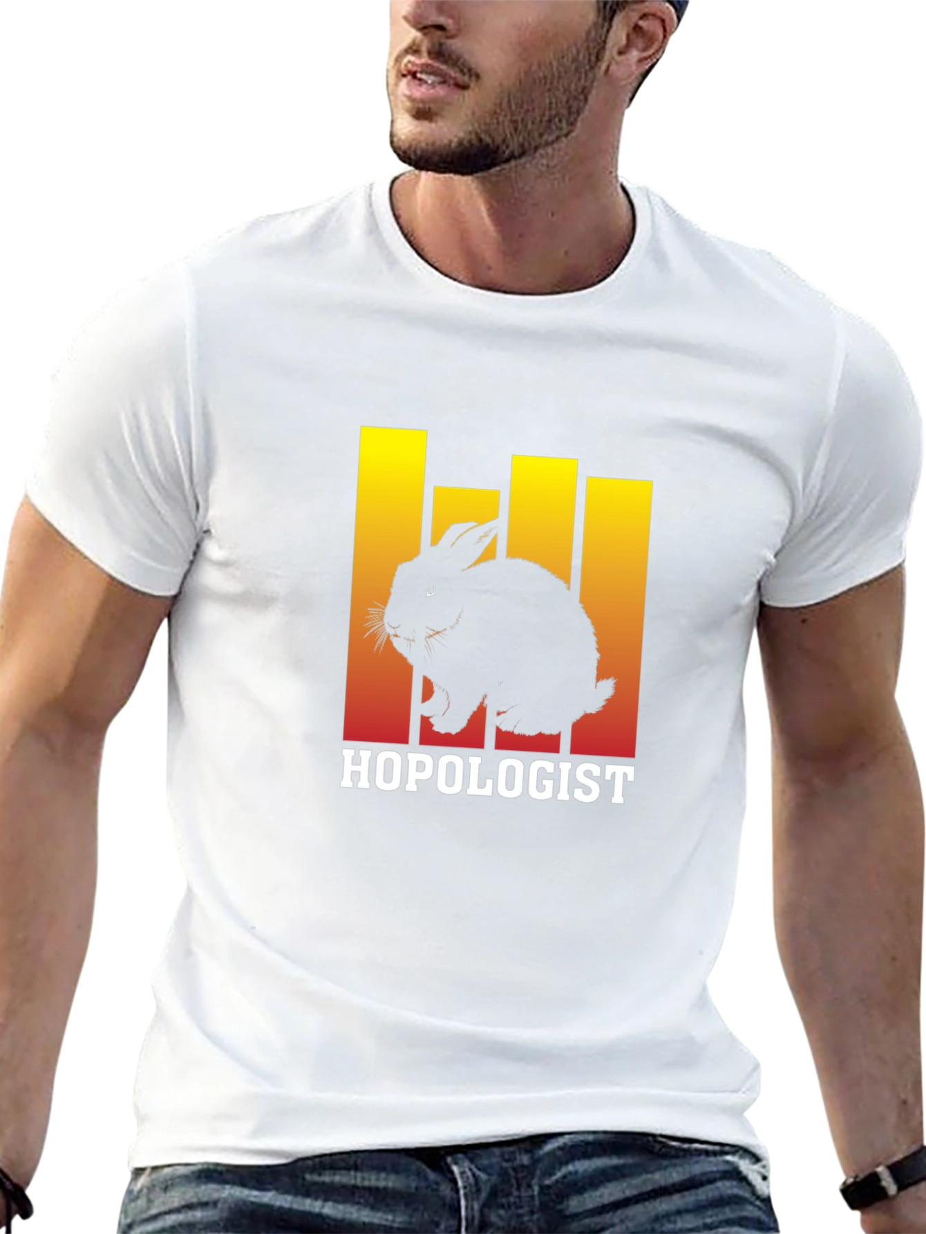 Hopologist T-Shirt - Rabbit Graphic Tee