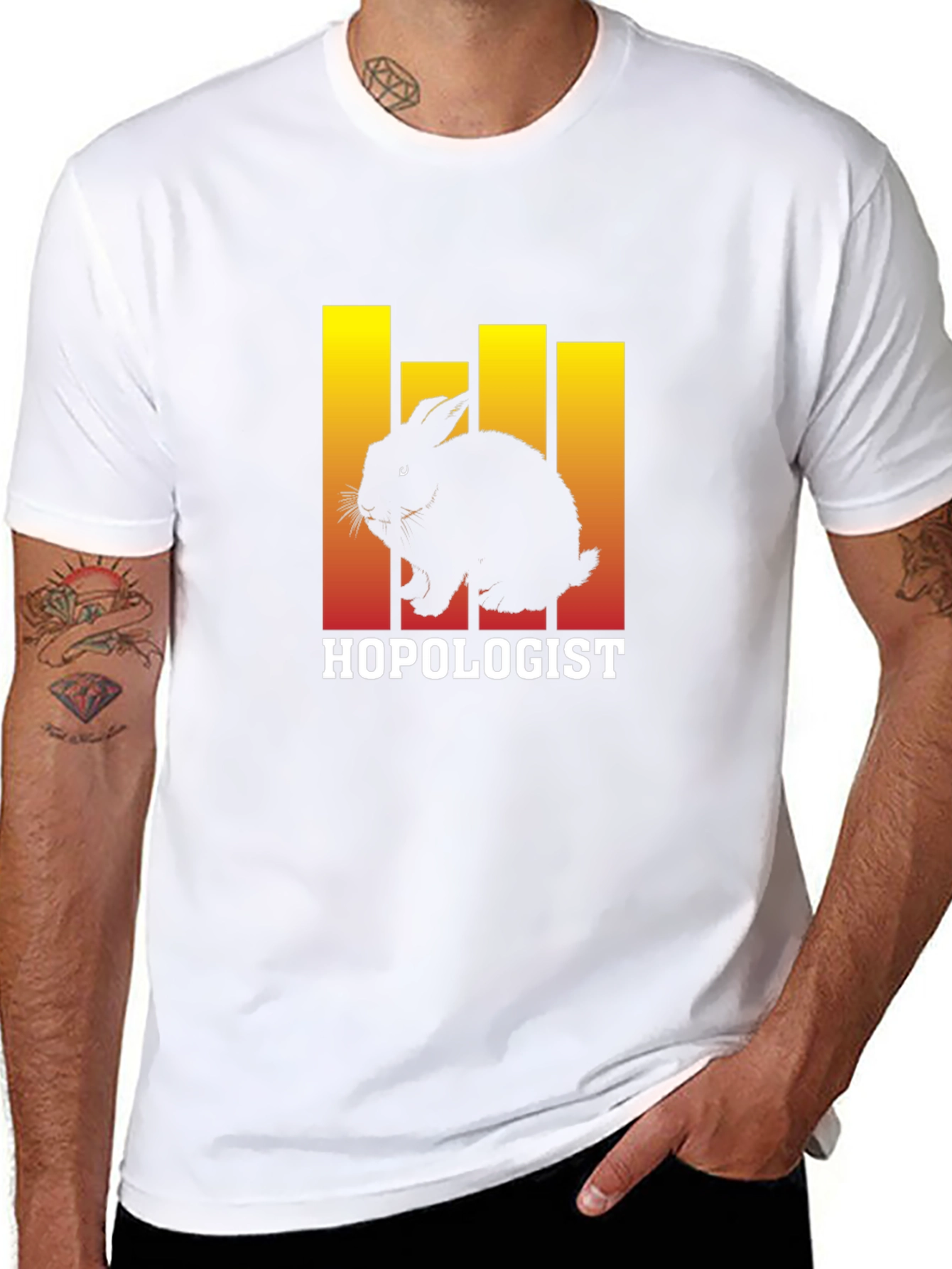 Hopologist T-Shirt - Rabbit Graphic Tee