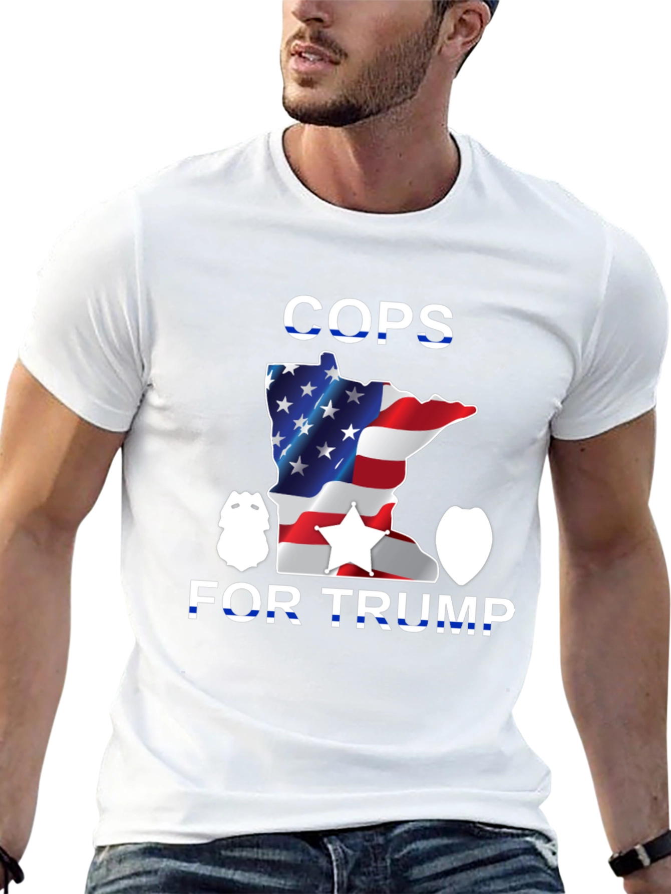 Cops for Trump Graphic Tee