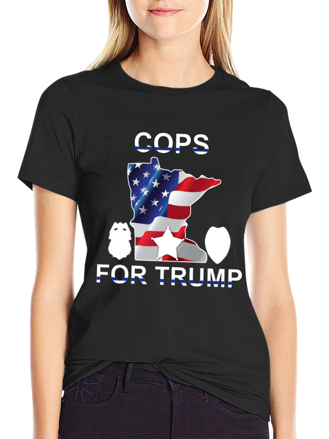 Cops for Trump Graphic Tee