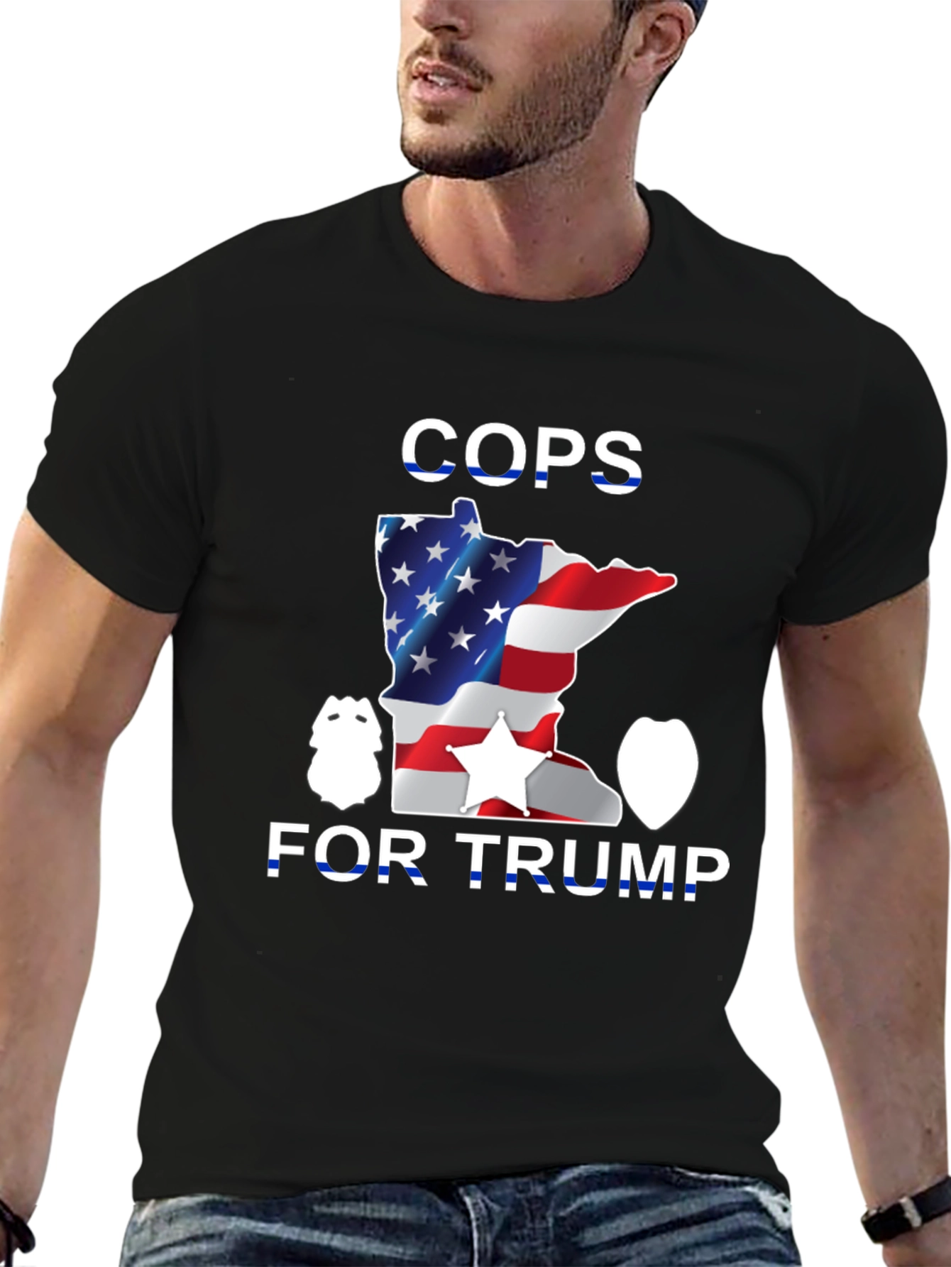 Cops for Trump Graphic Tee